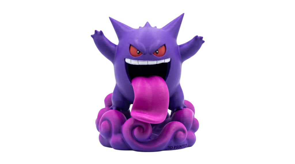 Figura de Gengar impresa en 3D
