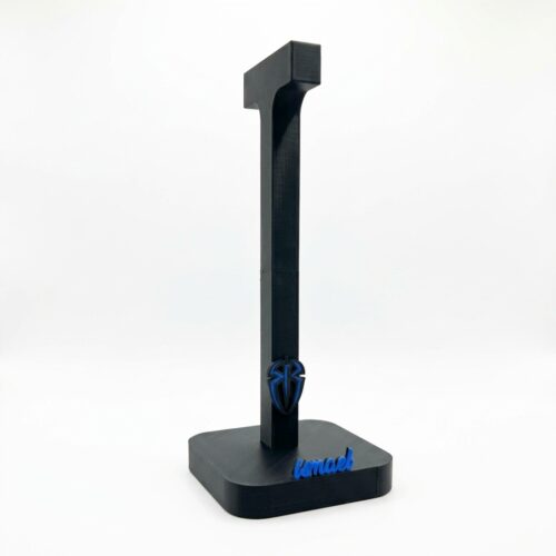 Soporte para Audífonos Personalizado – Negro Mate con Relieve 3D