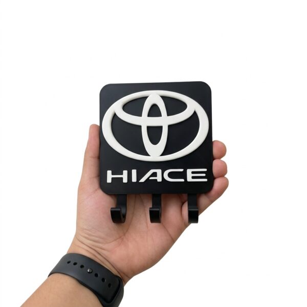 Portallaves de Pared Toyota HIACE – Con 3 Ganchos Resistentes