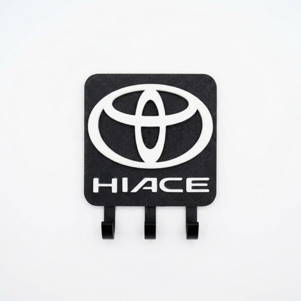 Portallaves de Pared Toyota HIACE – Con 3 Ganchos Resistentes