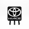 Portallaves de Pared Toyota HIACE – Con 3 Ganchos Resistentes