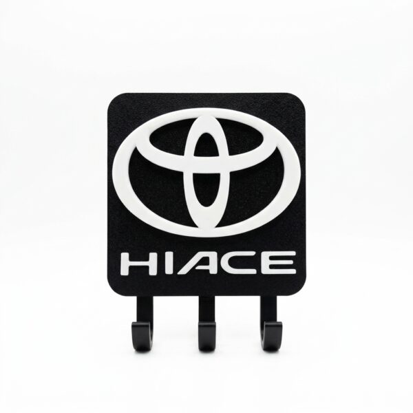 Portallaves de Pared Toyota HIACE – Con 3 Ganchos Resistentes